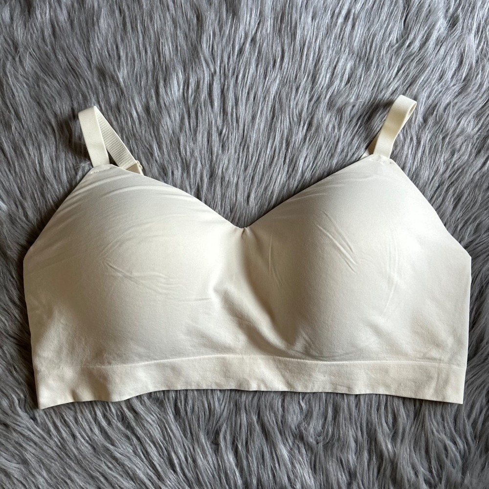 Shapermint Essentials Wirefree Lined Bra Womens Size 4XL White Wireless Padded